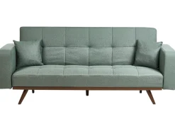 Online Sofa rozkładana dla 3 osób HJULBY Zielony Sofy Z Funkcją Spania|Wszystkie Sofy
