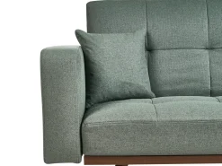 Online Sofa rozkładana dla 3 osób HJULBY Zielony Sofy Z Funkcją Spania|Wszystkie Sofy