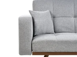 Clearance Sofa rozkładana dla 3 osób HJULBY Szary Sofy Z Funkcją Spania|Wszystkie Sofy