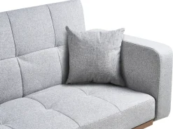 Clearance Sofa rozkładana dla 3 osób HJULBY Szary Sofy Z Funkcją Spania|Wszystkie Sofy