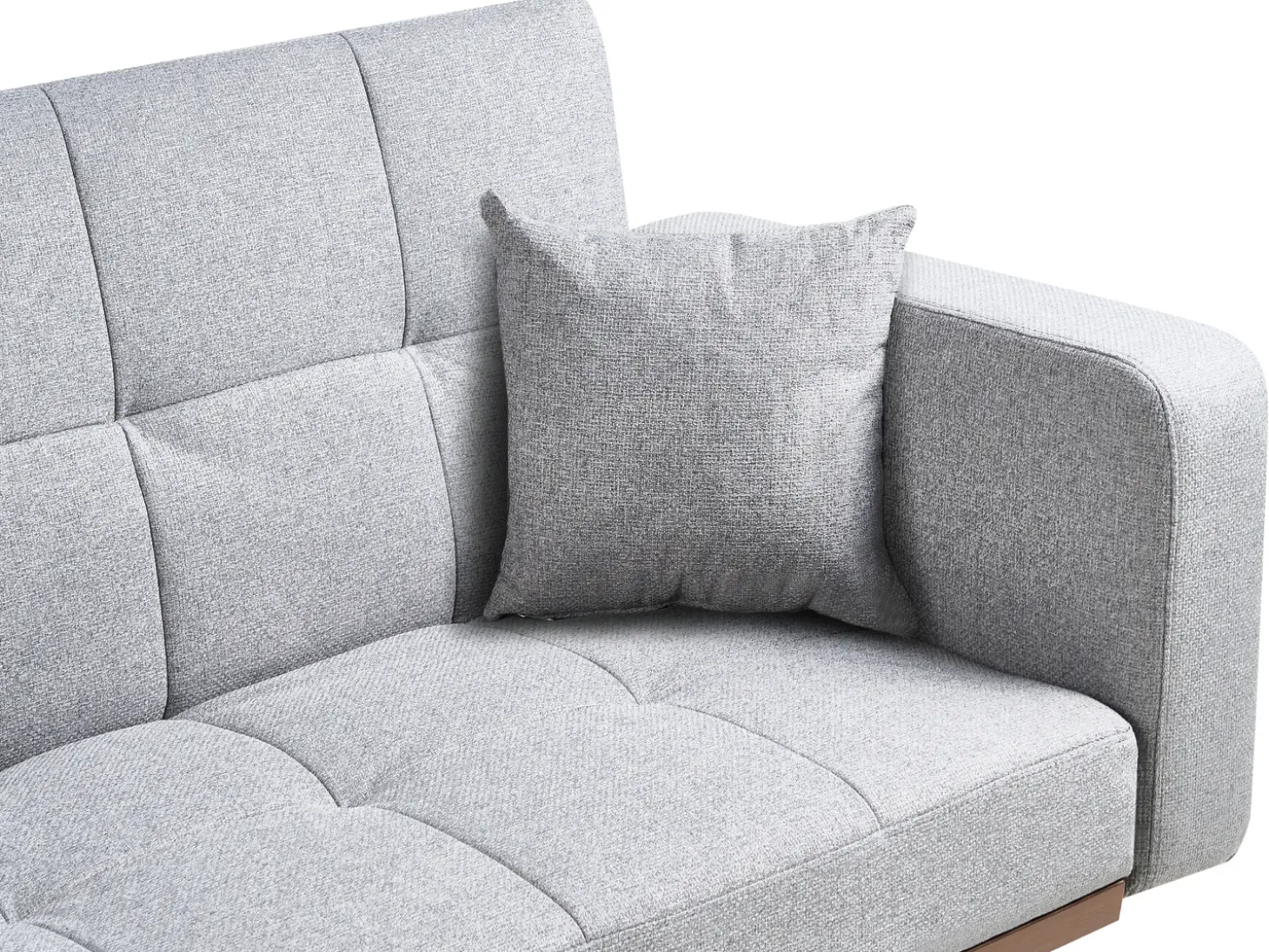 Clearance Sofa rozkładana dla 3 osób HJULBY Szary Sofy Z Funkcją Spania|Wszystkie Sofy