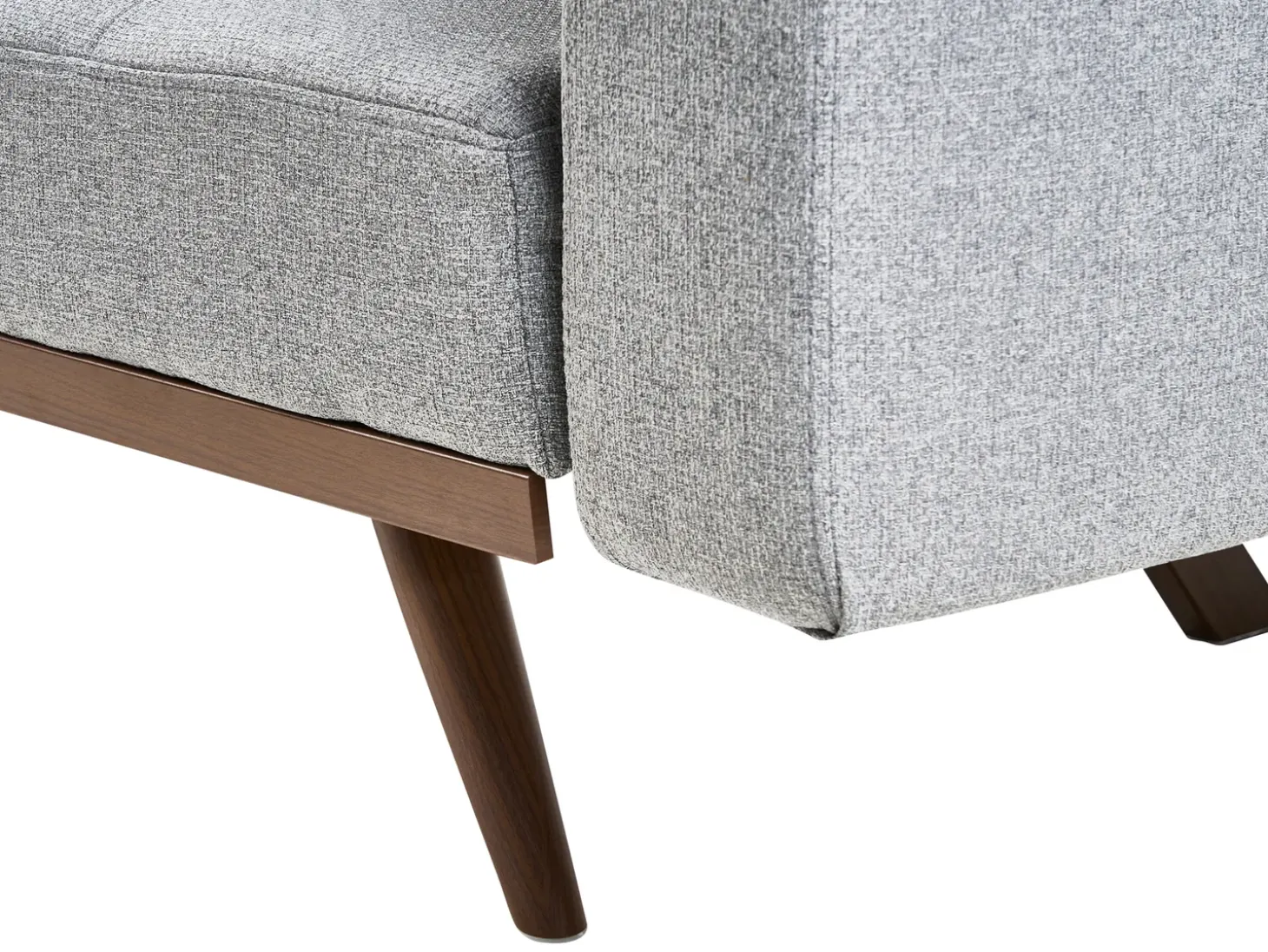 Clearance Sofa rozkładana dla 3 osób HJULBY Szary Sofy Z Funkcją Spania|Wszystkie Sofy