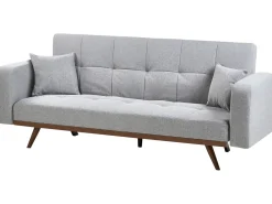 Clearance Sofa rozkładana dla 3 osób HJULBY Szary Sofy Z Funkcją Spania|Wszystkie Sofy