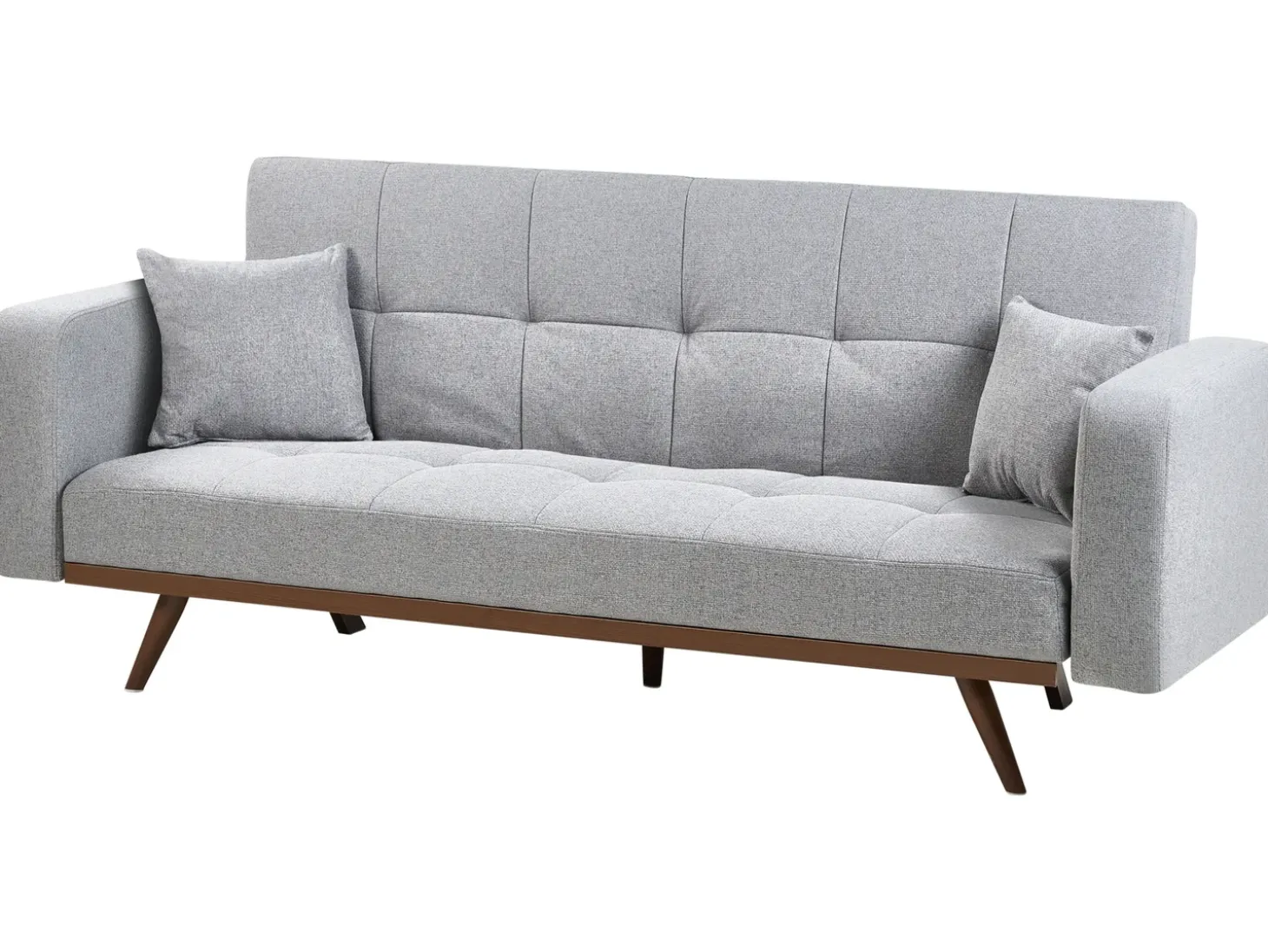 Clearance Sofa rozkładana dla 3 osób HJULBY Szary Sofy Z Funkcją Spania|Wszystkie Sofy