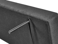Clearance Sofa rozkładana dla 3 osób HJULBY Czarny Sofy Z Funkcją Spania|Wszystkie Sofy
