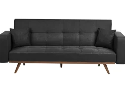 Clearance Sofa rozkładana dla 3 osób HJULBY Czarny Sofy Z Funkcją Spania|Wszystkie Sofy