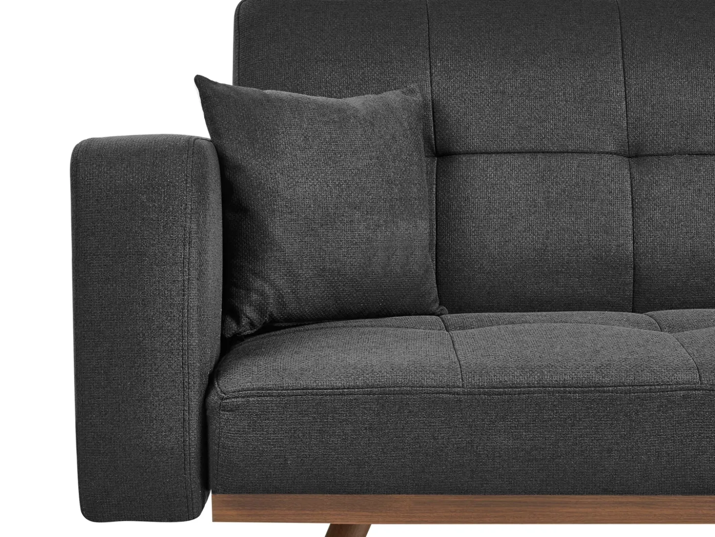 Clearance Sofa rozkładana dla 3 osób HJULBY Czarny Sofy Z Funkcją Spania|Wszystkie Sofy