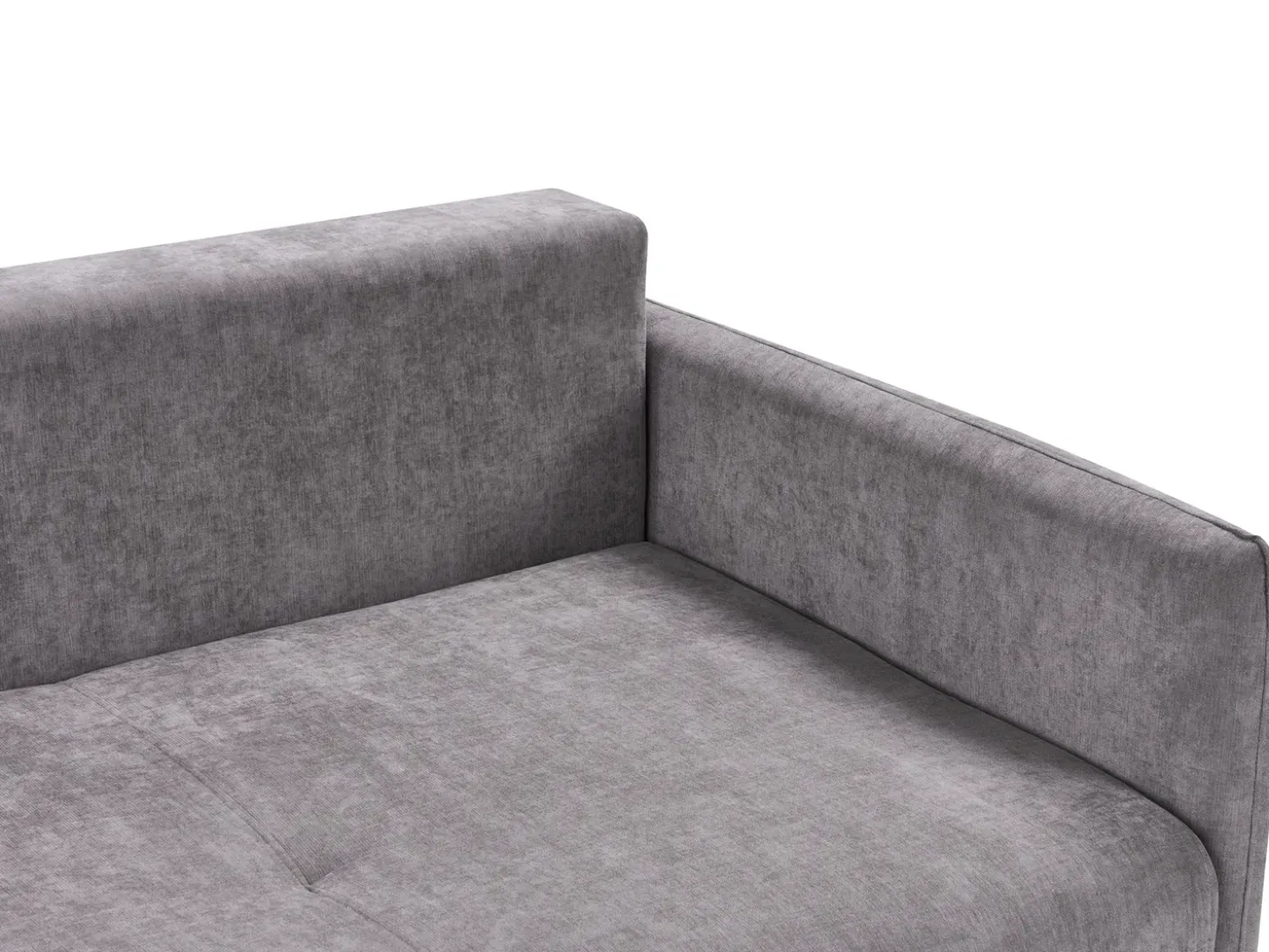 New Sofa rozkładana dla 3 osób HOLSEN Szenil Beżowoszary ze schowkiem Sofy Z Funkcją Spania|Wszystkie Sofy