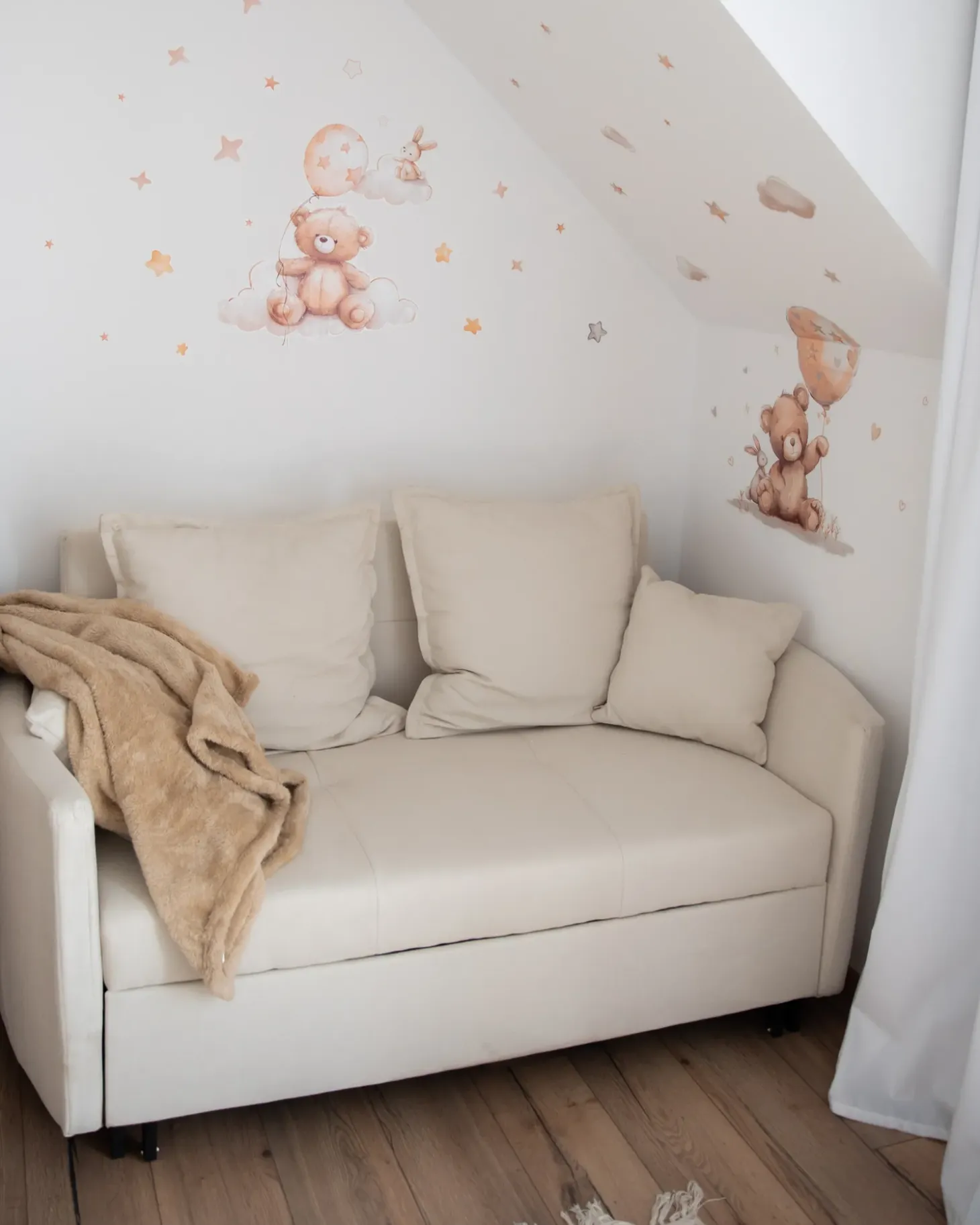 Sale Sofa rozkładana dla 2 osób HOVIN Jasnobeżowy Sofy Z Funkcją Spania|Wszystkie Sofy
