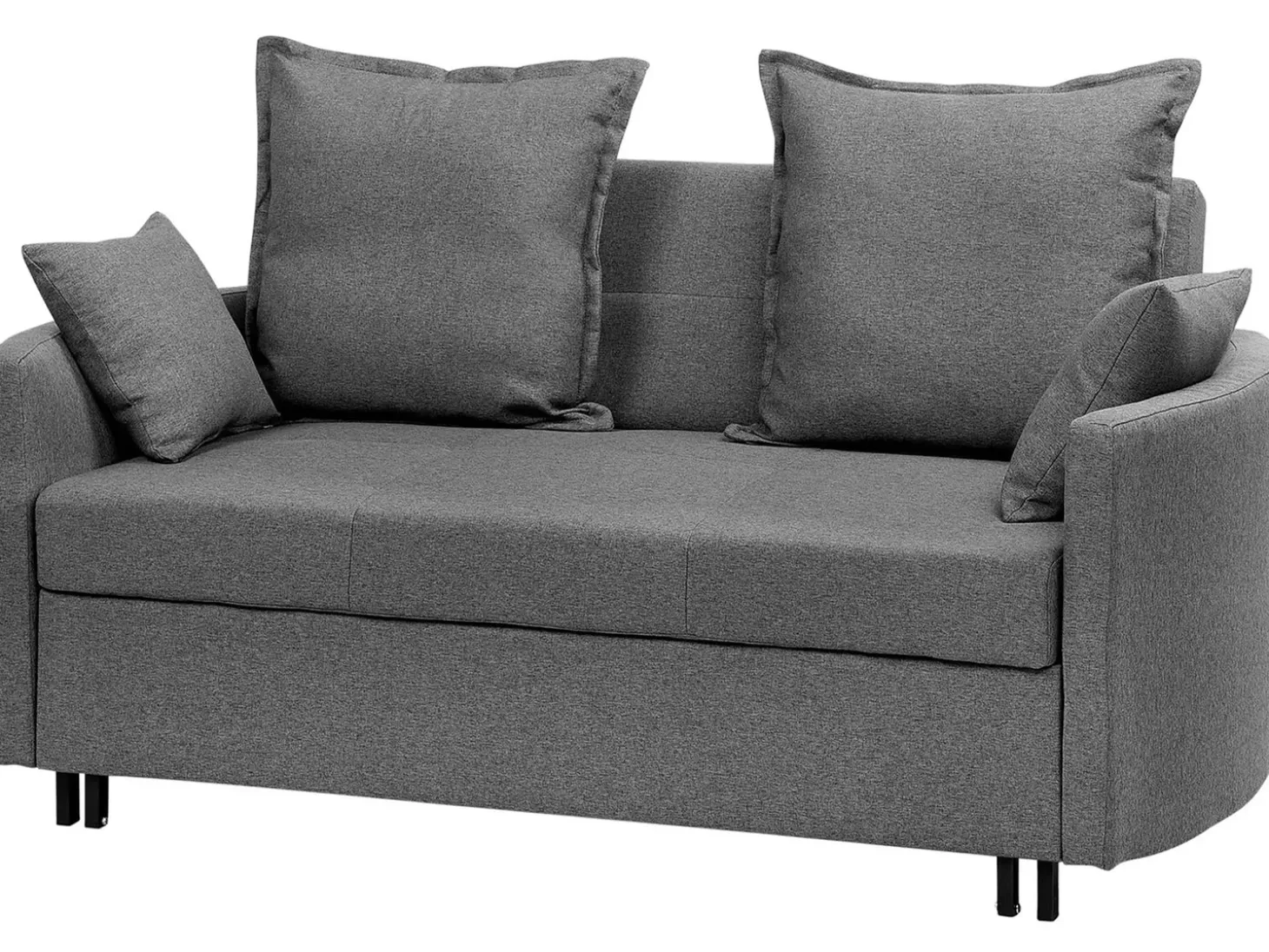 Discount Sofa rozkładana dla 2 osób HOVIN Szary Sofy Z Funkcją Spania|Wszystkie Sofy