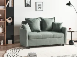 Clearance Sofa rozkładana dla 2 osób HOVIN Zielony Sofy Z Funkcją Spania|Wszystkie Sofy