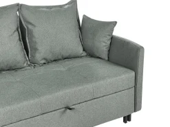 Clearance Sofa rozkładana dla 2 osób HOVIN Zielony Sofy Z Funkcją Spania|Wszystkie Sofy