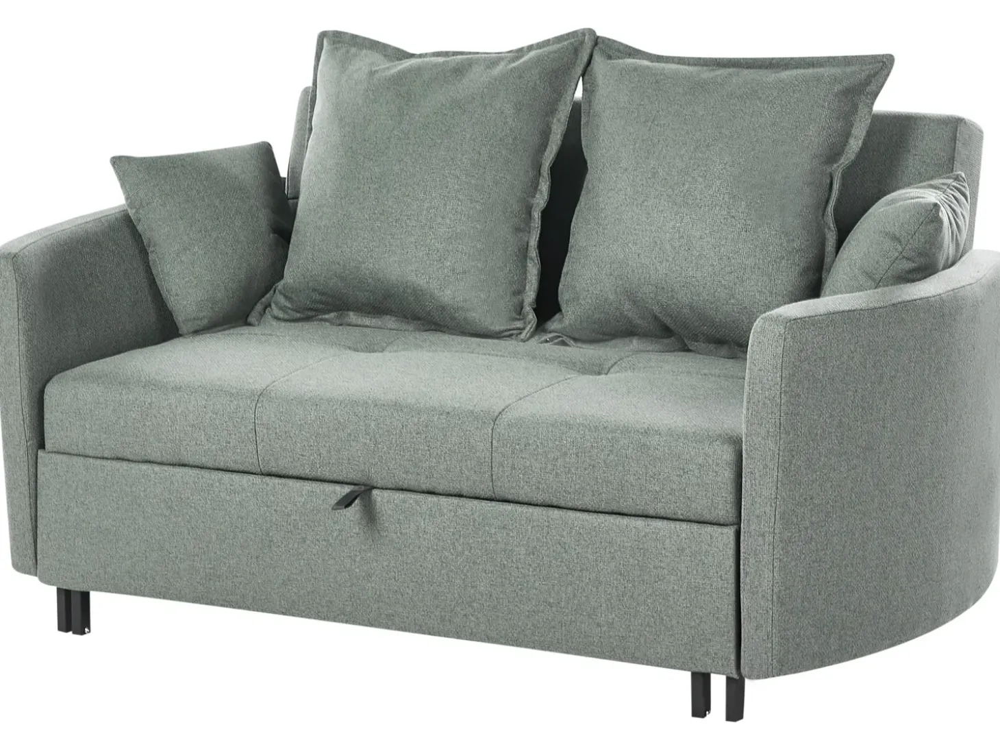 Clearance Sofa rozkładana dla 2 osób HOVIN Zielony Sofy Z Funkcją Spania|Wszystkie Sofy