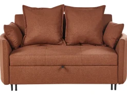 Sale Sofa rozkładana dla 2 osób HOVIN Złoty brąz Sofy Z Funkcją Spania|Wszystkie Sofy