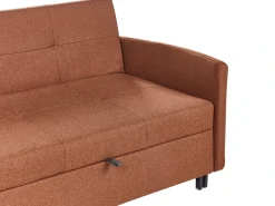 Sale Sofa rozkładana dla 2 osób HOVIN Złoty brąz Sofy Z Funkcją Spania|Wszystkie Sofy