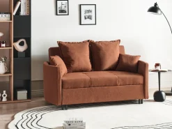 Sale Sofa rozkładana dla 2 osób HOVIN Złoty brąz Sofy Z Funkcją Spania|Wszystkie Sofy