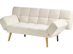 Sofa rozkładana dla 2 osób INGARO Boucle Złamana biel Sofy Z Funkcją Spania|Wszystkie Sofy