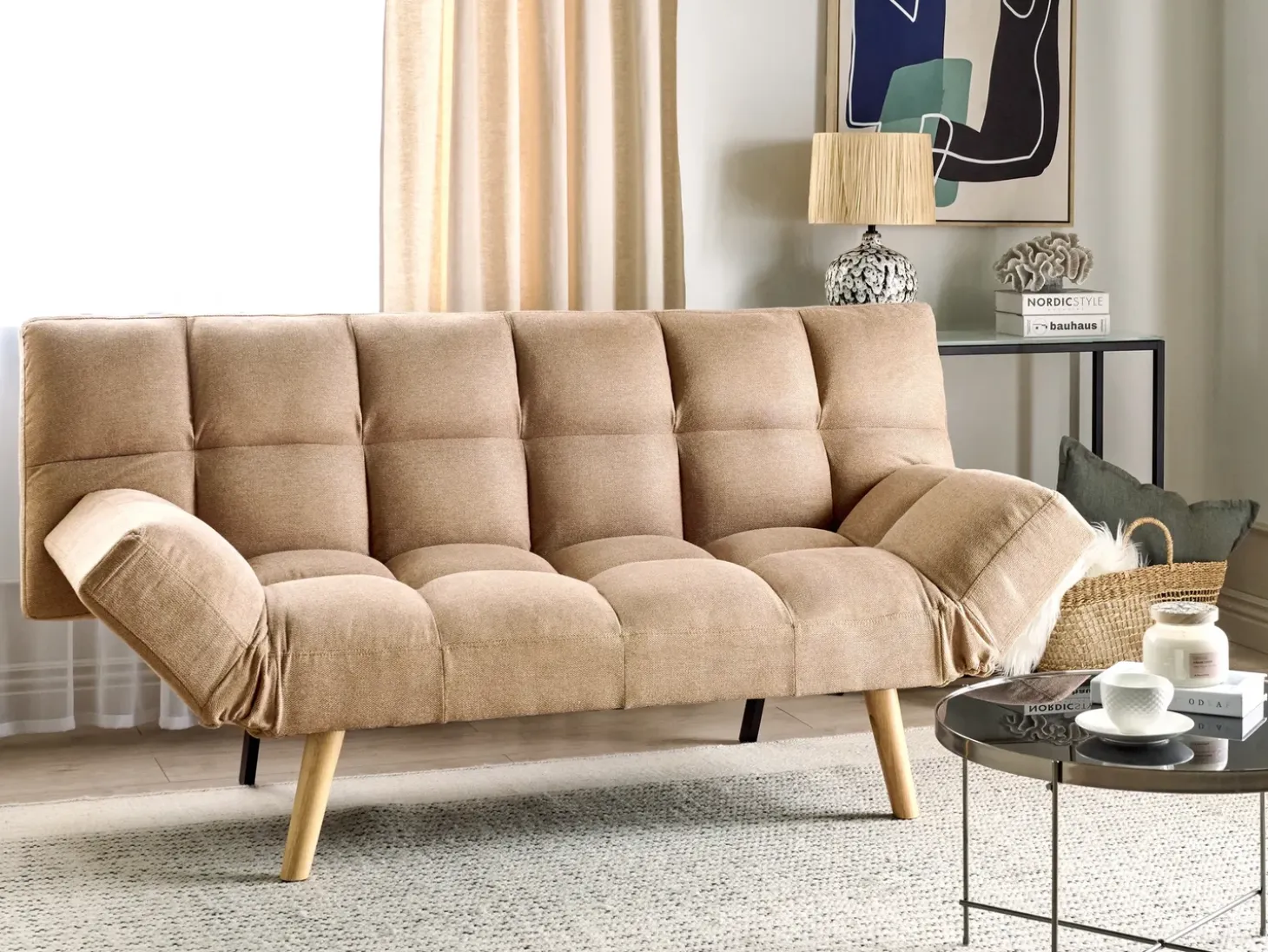 Discount Sofa rozkładana dla 2 osób INGARO Jasno Sofy Z Funkcją Spania|Wszystkie Sofy