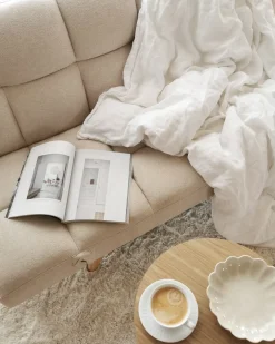 Sofa rozkładana dla 2 osób INGARO Beżowy
