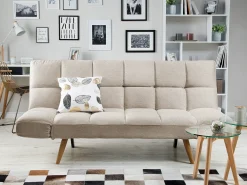 Sofa rozkładana dla 2 osób INGARO Beżowy
