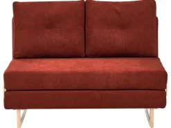 Best Sofa rozkładana dla 2 osób JERSLEV Czerwony Sofy Z Funkcją Spania|Wszystkie Sofy