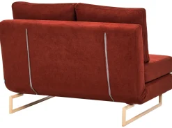 Best Sofa rozkładana dla 2 osób JERSLEV Czerwony Sofy Z Funkcją Spania|Wszystkie Sofy