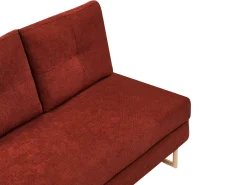 Best Sofa rozkładana dla 2 osób JERSLEV Czerwony Sofy Z Funkcją Spania|Wszystkie Sofy