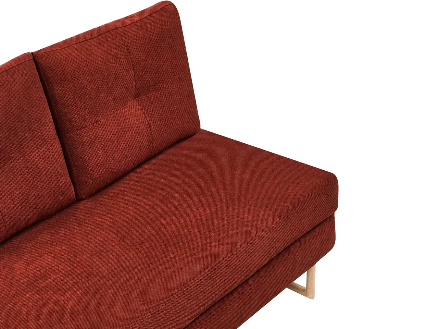 Best Sofa rozkładana dla 2 osób JERSLEV Czerwony Sofy Z Funkcją Spania|Wszystkie Sofy