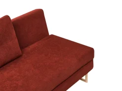 Best Sofa rozkładana dla 2 osób JERSLEV Czerwony Sofy Z Funkcją Spania|Wszystkie Sofy