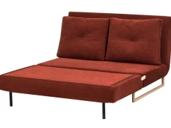 Best Sofa rozkładana dla 2 osób JERSLEV Czerwony Sofy Z Funkcją Spania|Wszystkie Sofy