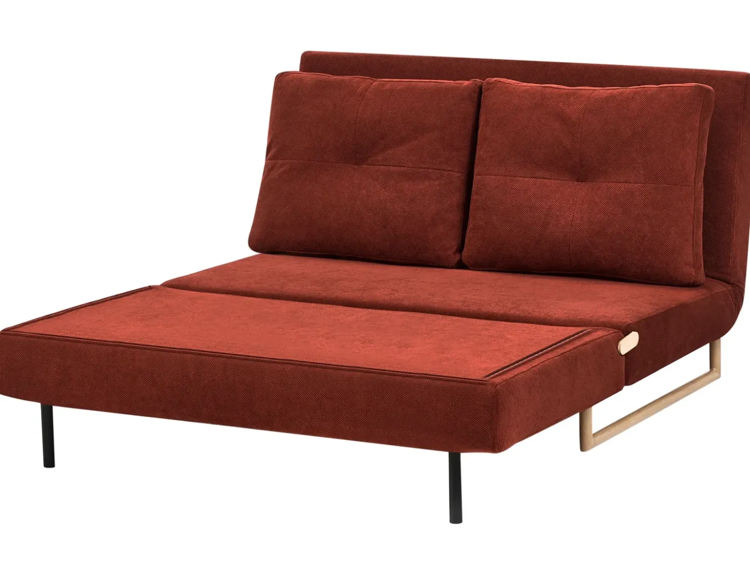 Best Sofa rozkładana dla 2 osób JERSLEV Czerwony Sofy Z Funkcją Spania|Wszystkie Sofy