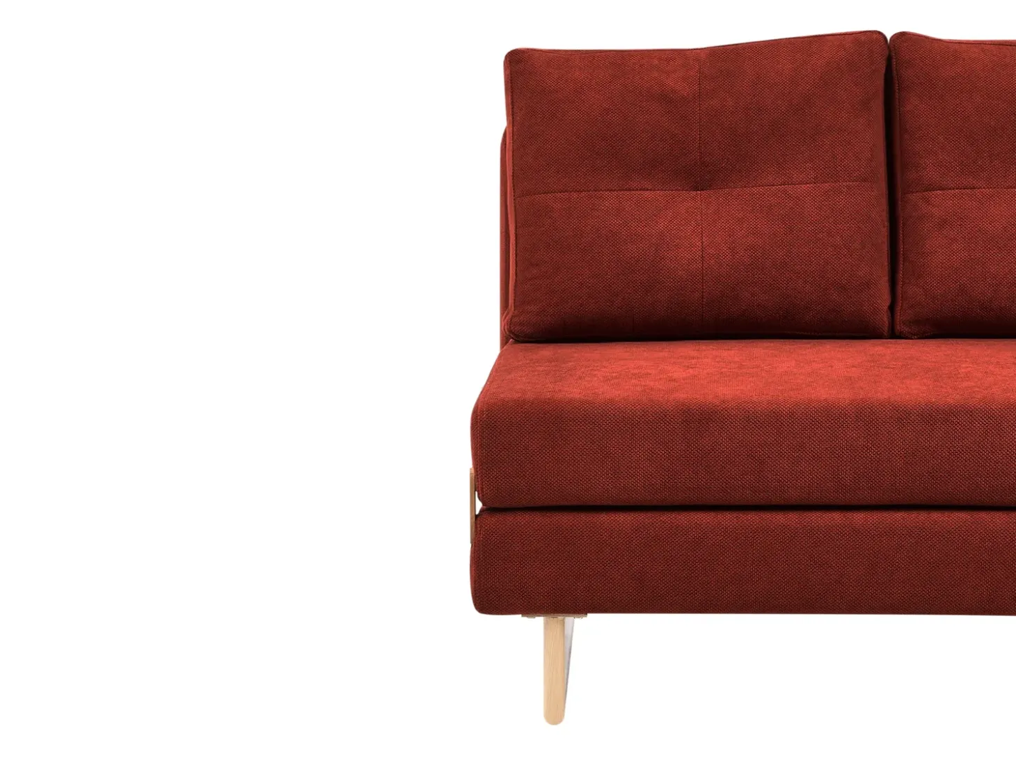 Best Sofa rozkładana dla 2 osób JERSLEV Czerwony Sofy Z Funkcją Spania|Wszystkie Sofy