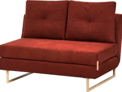 Best Sofa rozkładana dla 2 osób JERSLEV Czerwony Sofy Z Funkcją Spania|Wszystkie Sofy