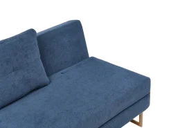 Discount Sofa rozkładana dla 2 osób JERSLEV Niebieski Sofy Z Funkcją Spania|Wszystkie Sofy
