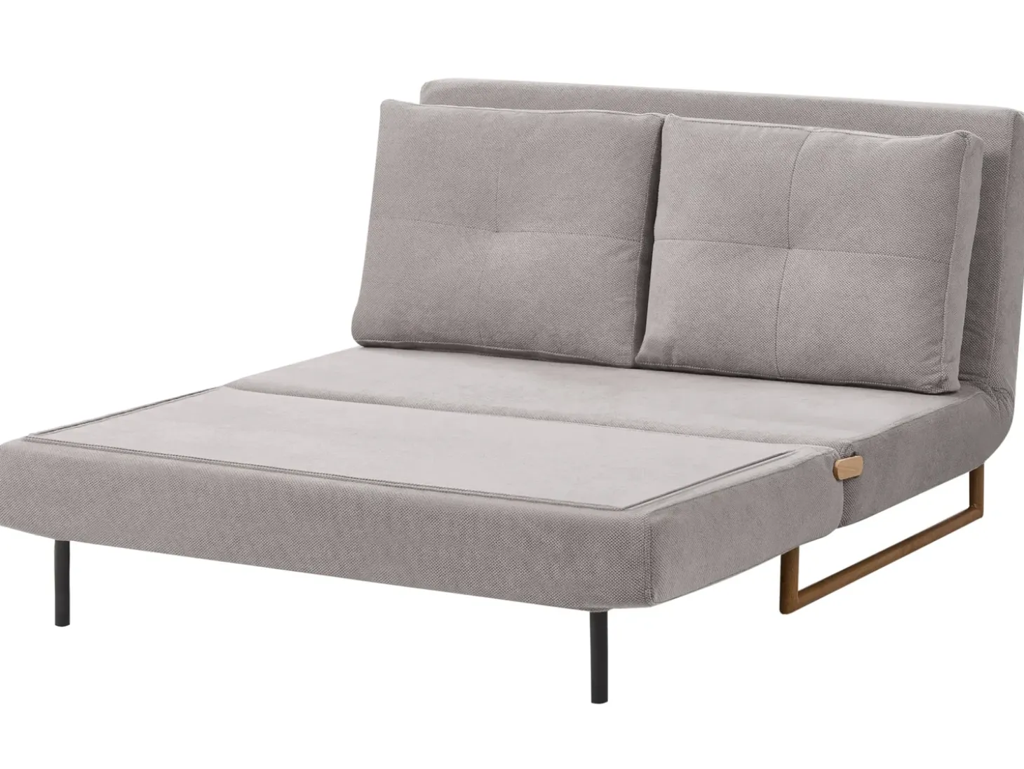 Discount Sofa rozkładana dla 2 osób JERSLEV Szary Sofy Z Funkcją Spania|Wszystkie Sofy