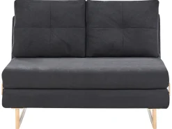 New Sofa rozkładana dla 2 osób JERSLEV Czarny Sofy Z Funkcją Spania|Wszystkie Sofy