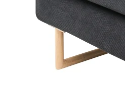 New Sofa rozkładana dla 2 osób JERSLEV Czarny Sofy Z Funkcją Spania|Wszystkie Sofy