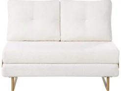 New Sofa rozkładana dla 2 osób JERSLEV Boucle Złamana biel Sofy Z Funkcją Spania|Wszystkie Sofy