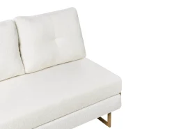 New Sofa rozkładana dla 2 osób JERSLEV Boucle Złamana biel Sofy Z Funkcją Spania|Wszystkie Sofy