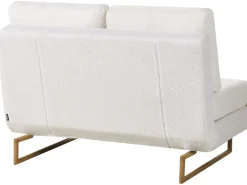 New Sofa rozkładana dla 2 osób JERSLEV Boucle Złamana biel Sofy Z Funkcją Spania|Wszystkie Sofy