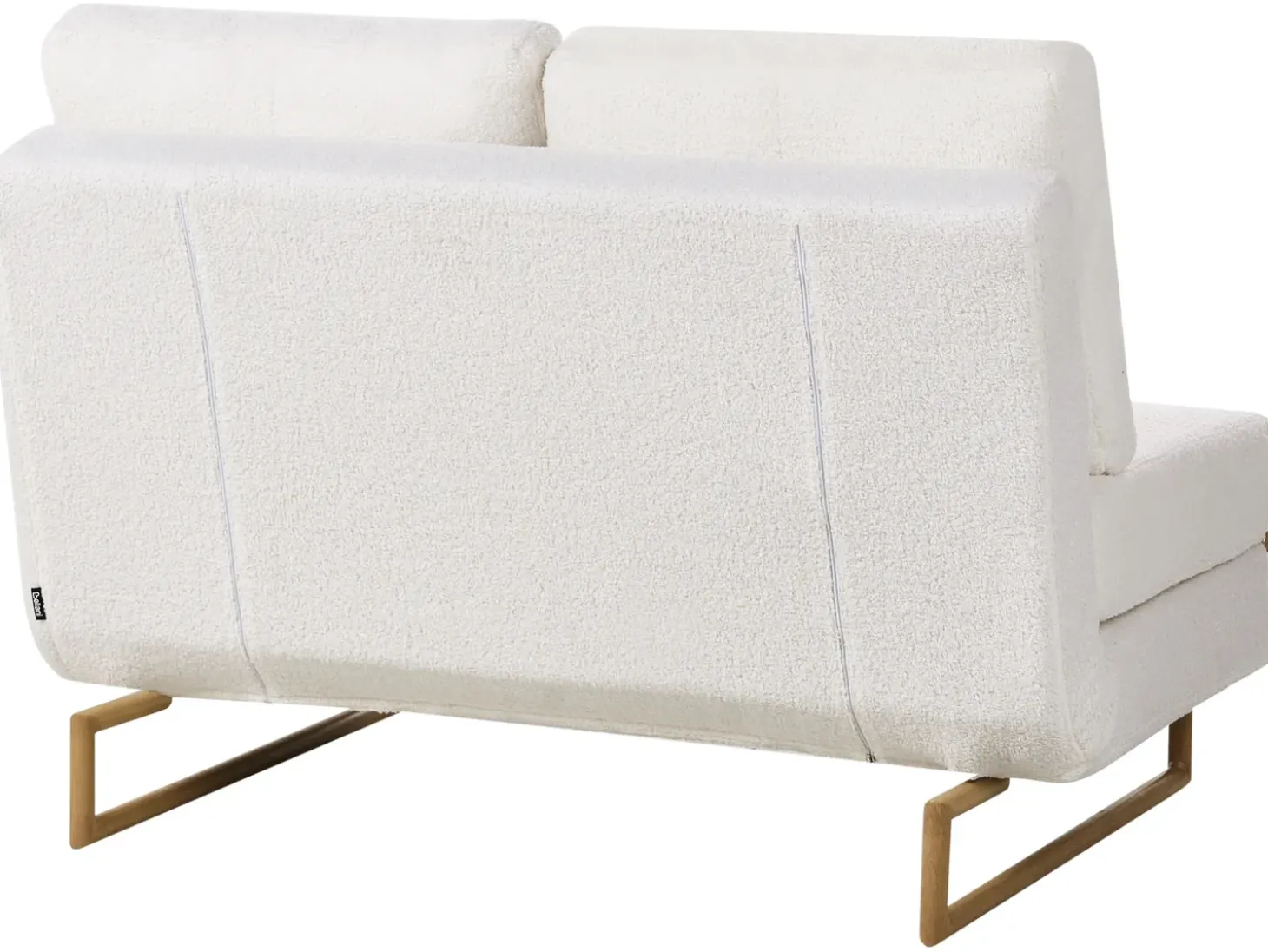 New Sofa rozkładana dla 2 osób JERSLEV Boucle Złamana biel Sofy Z Funkcją Spania|Wszystkie Sofy