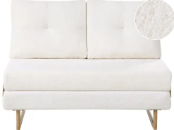 New Sofa rozkładana dla 2 osób JERSLEV Boucle Złamana biel Sofy Z Funkcją Spania|Wszystkie Sofy