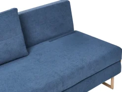 Best Sofa rozkładana dla 3 osób JERSLEV Niebieski Sofy Z Funkcją Spania|Wszystkie Sofy