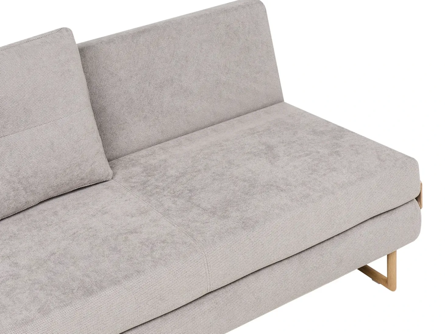 Hot Sofa rozkładana dla 3 osób JERSLEV Szary Sofy Z Funkcją Spania|Wszystkie Sofy