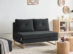 Online Sofa rozkładana dla 3 osób JERSLEV Czarny Sofy Z Funkcją Spania|Wszystkie Sofy