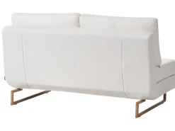 Clearance Sofa rozkładana dla 3 osób JERSLEV Boucle Złamana biel Sofy Z Funkcją Spania|Wszystkie Sofy