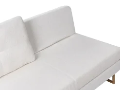 Clearance Sofa rozkładana dla 3 osób JERSLEV Boucle Złamana biel Sofy Z Funkcją Spania|Wszystkie Sofy