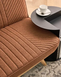 Online Sofa rozkładana dla 2 osób KALFAFEL Złoty brąz Sofy Z Funkcją Spania|Wszystkie Sofy