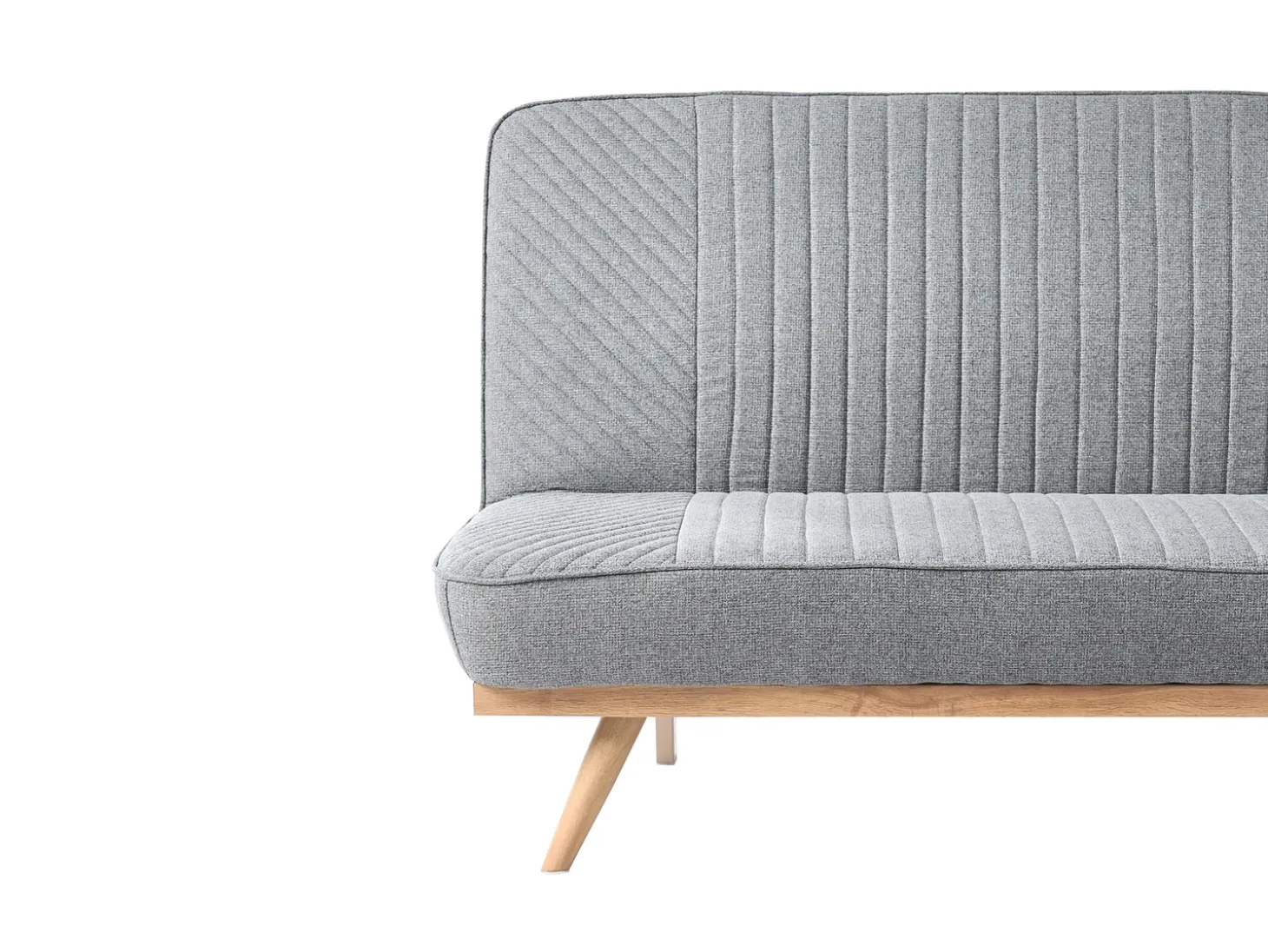 Outlet Sofa rozkładana dla 2 osób KALFAFEL Szary Sofy Z Funkcją Spania|Wszystkie Sofy