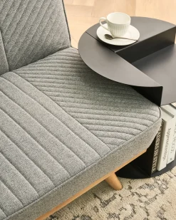 Outlet Sofa rozkładana dla 2 osób KALFAFEL Szary Sofy Z Funkcją Spania|Wszystkie Sofy